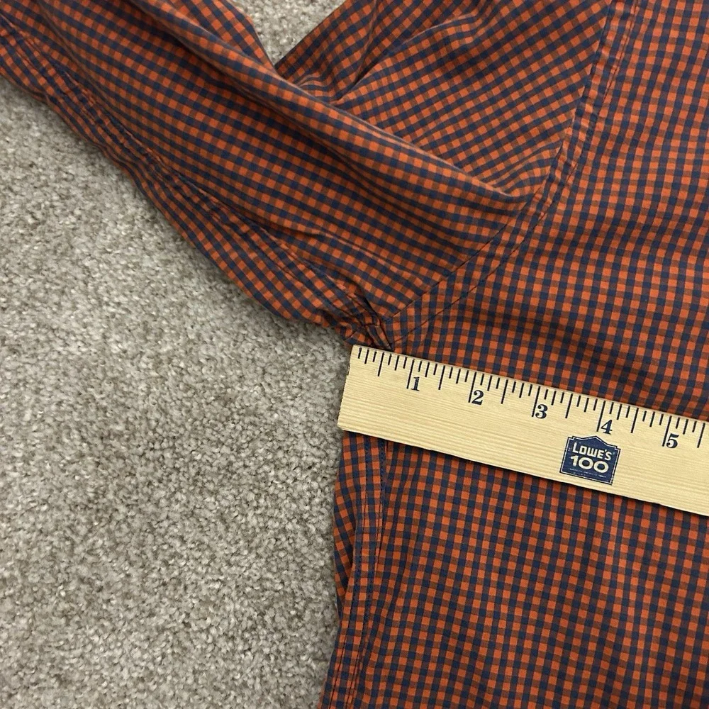 J Crew Adult Men's Size XL Check Long‎ Sleeve Button Front Shirt